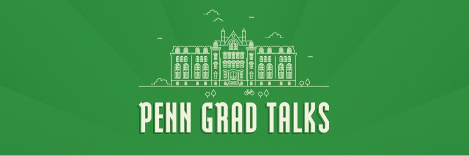 {enn Grad Talks Header on green background